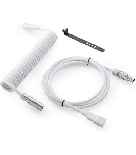 سلك حلزوني ابيض